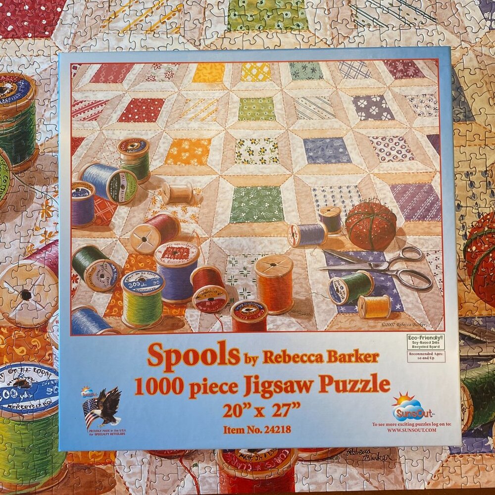 Sunsout Inc Puzzle Spools by Rebecca Barker